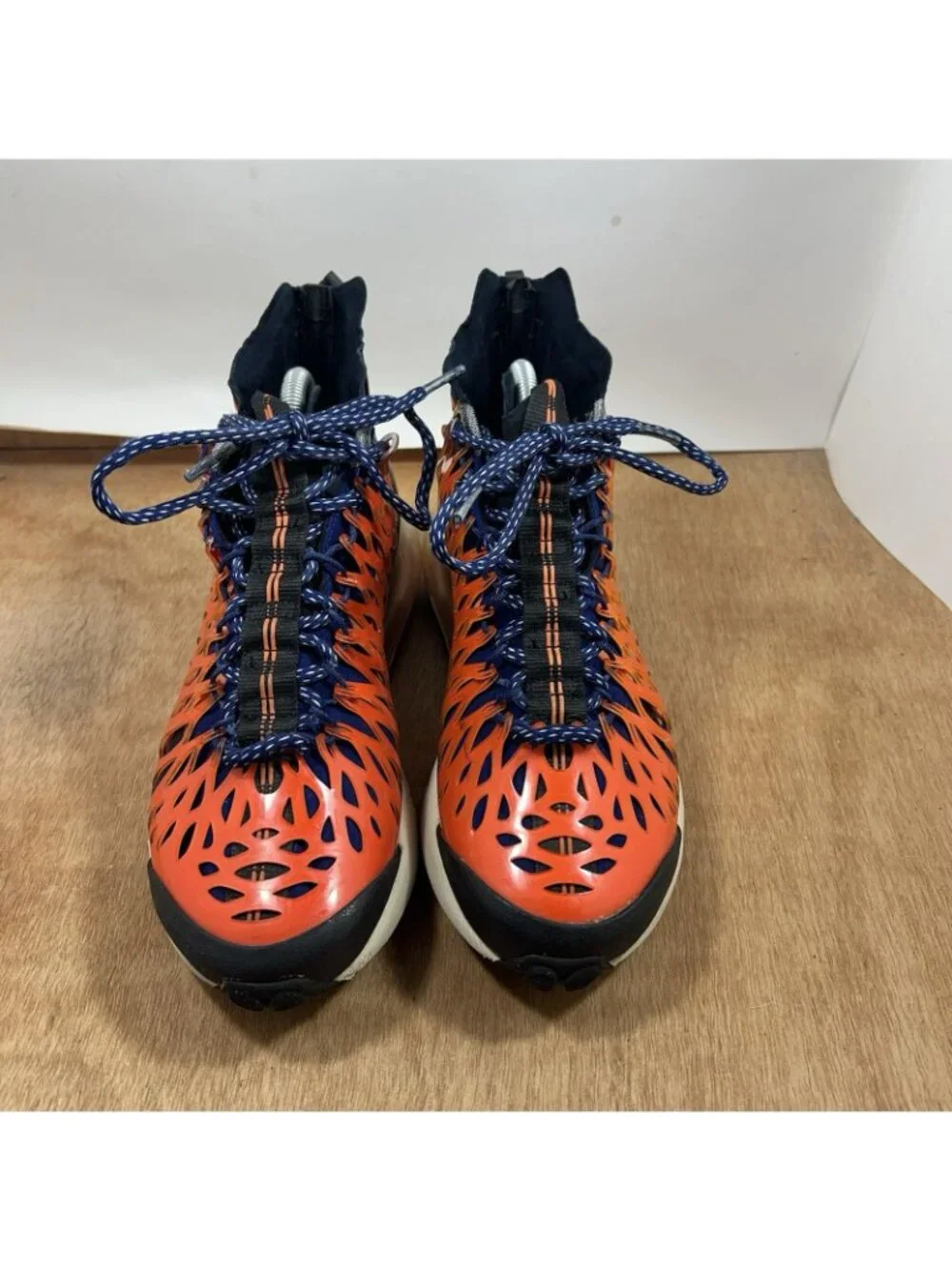 Nike Air Max 270 ISPA Men Size 7.5 Blue Void/Terra Orange BQ1918 400